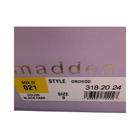 Madden Girl Platform Bootie Black Suede Size 9 - Picture 6 of 11